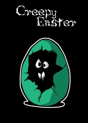 Easter egg monster