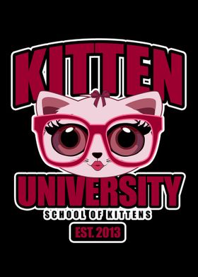 Kitten University Pink