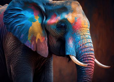 Painting of an elephant