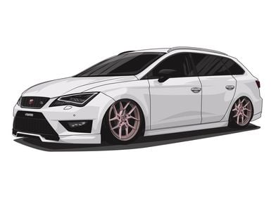 Seat Leon ST FR White