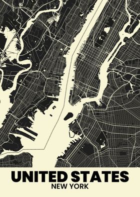 New York Map 
