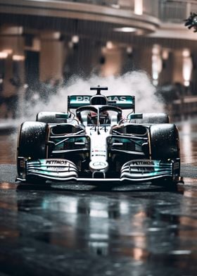 Lewis Hamilton f1 burnout