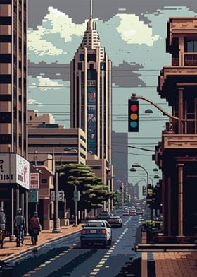 Nairobi Pixel art