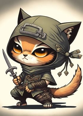 Cat Warrior Chibi