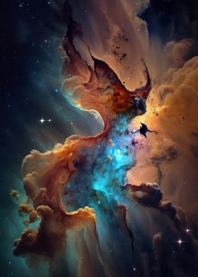 Abstract Space Nebula 