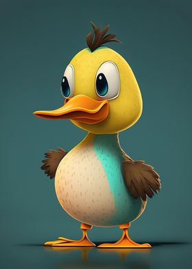 duck cute animal