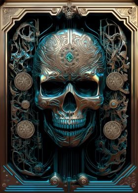 Skull Machine Gold III