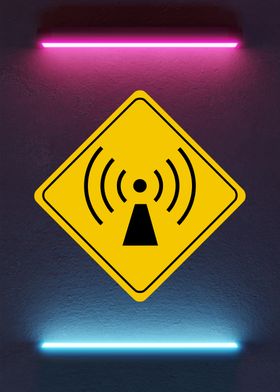 Warning Symbol Wifi Sign