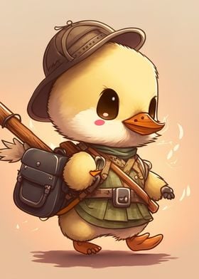 duck cute animal