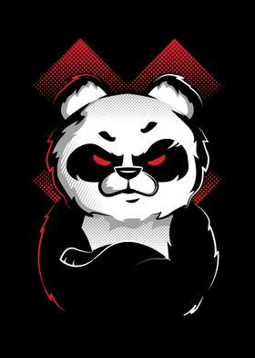 Panda with  Red Eye