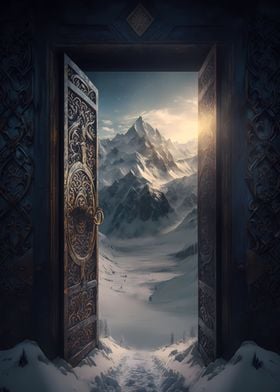 Door to Snowy Mountains