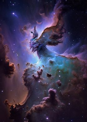 Abstract Nebula Dragon III