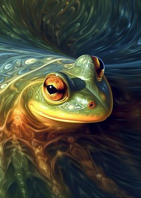Abstract Frog