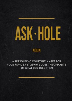 ask hole