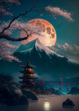 Moonlight in japan