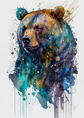 Bear  colorful