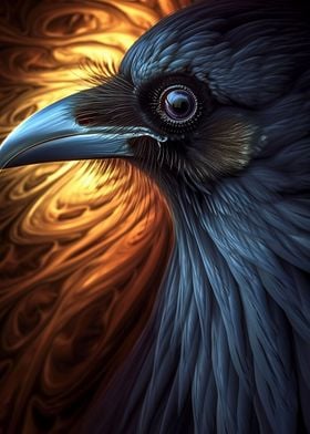 Abstract Raven