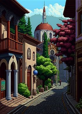 Chrstchurch Pixel art