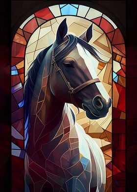 Glass horse