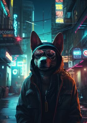 Cyberpunk Dog