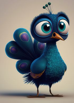 peacock chibi 