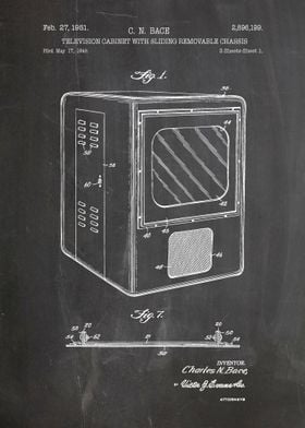 Television cabinet 1951