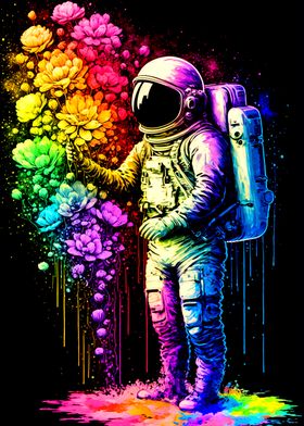 Colorful Astronaut