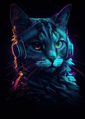 Cyberpunk Cat