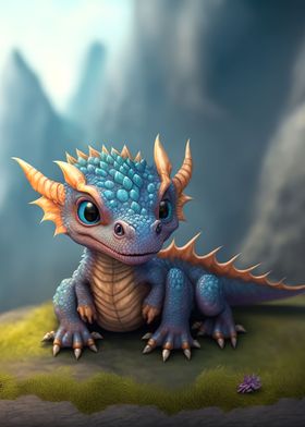 cute cartoon dinosaur 