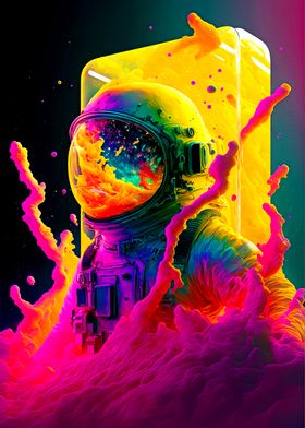 Colorful Astronaut