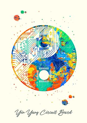 Yin Yang Circuit Board