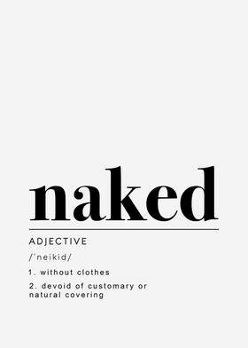 naked definition