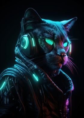 Cyberpunk Cat