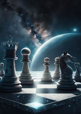 Rook Chess' Poster, picture, metal print, paint by valkry art