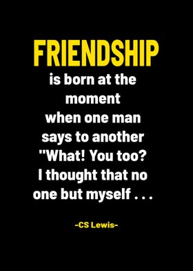 Lewis Quote about friendsh