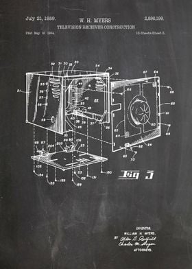 television reciever patent