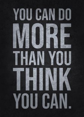 Can Do More Than You Think