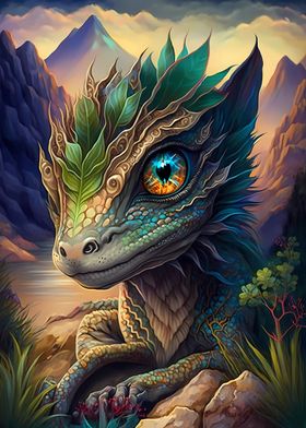 Mythical creatures Lizard