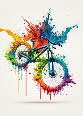 Bike watercolor 