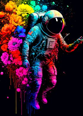 Colorful Astronaut