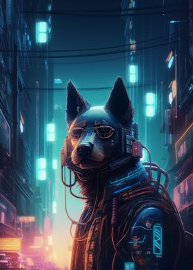 Cyberpunk Dog