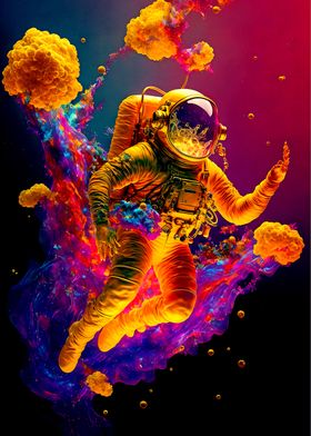 Colorful Astronaut