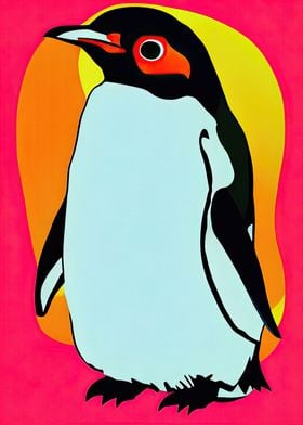 Pop Art Penguin 09