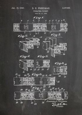 Theater ticket patent