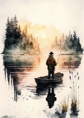 Fishing Posters Online - Shop Unique Metal Prints, Pictures, Paintings