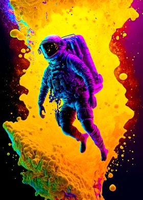 Colorful Astronaut