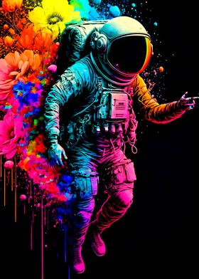 Colorful Astronaut