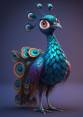 peacock chibi 