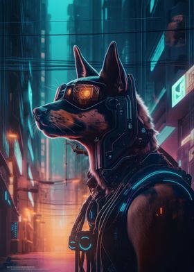 Cyberpunk Dog