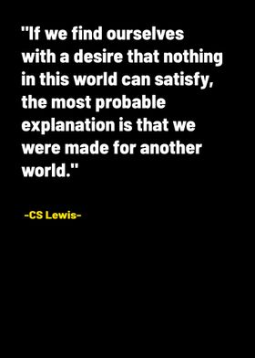 Lewis Quotes about World